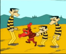 Gif animé Lucky Luke bain